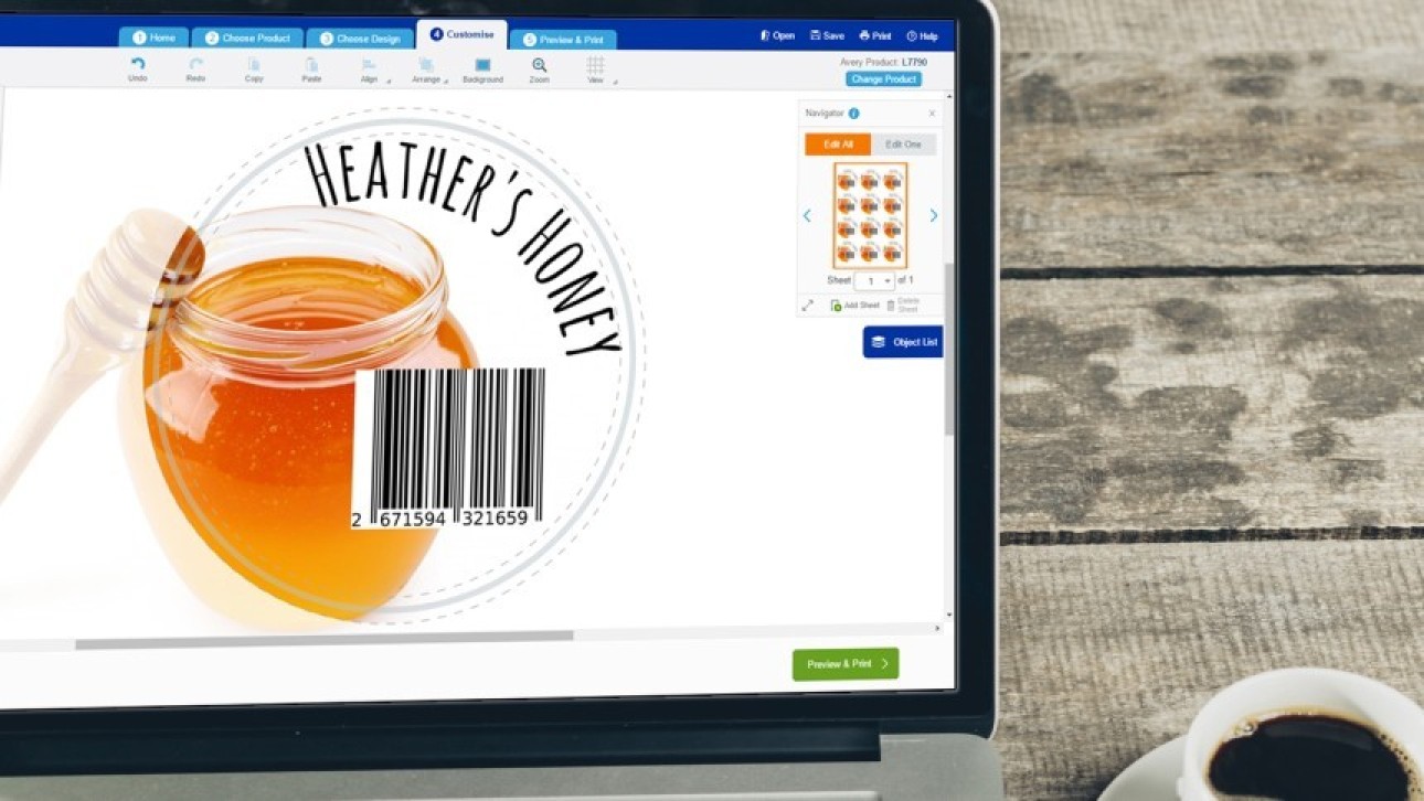 Οδηγός χρήσης για το εργαλείο δημιουργίας barcode Avery | Avery Zweckform