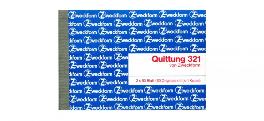 μπλε σημειωματάριο zweckform