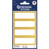 Εικόνα συσκευασίας: Z-Design, Άρθρο: 4401, Αυτοκόλλητα για επιγραφή, 85 x 160 mm, Μικρή συσκευασία, 12 αυτοκόλλητα / 3 φύλλα.