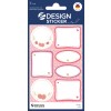 Εικόνα συσκευασίας: Z-Design, Άρθρο: 4419, Αυτοκόλλητα για ετικέτες, 85 x 160 mm, Μικρή συσκευασία, 14 αυτοκόλλητα / 2 φύλλα