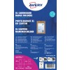 Εικόνα συσκευασίας: Avery Zweckform, Άρθρο: 4839XL, Διαστάσεις: 105 x 148 mm, Καταλληλότητα εκτύπωσης: Laser ασπρόμαυρη, Έγχρωμος Laser, Inkjet, Laser, Περιεχόμενο: 50 ετικέτες ονομάτων / 52 ετικέτες εισαγωγής / 13 φύλλα.