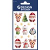 Συσκευασία: Z-Design, Άρθρο: 54478, Αυτοκόλλητα Χριστουγέννων, 85 x 160 mm, Μικρή συσκευασία, 17 αυτοκόλλητα / 1 φύλλο.