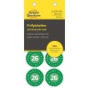 Εικόνα συσκευασίας: Avery Zweckform Non A4 αυτοκόλλητα επιθεώρησης, Άρθρο: 6944-2026, Διάσταση: ⌀ 30 mm, Περιεχόμενο: 80 αυτοκόλλητα επιθεώρησης / 10 φύλλα, 8 αυτοκόλλητα επιθεώρησης/φύλλο.