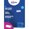 Εικόνα συσκευασίας: Avery Zweckform, Άρθρο: POL20MA66-10DR, Μορφή: 68 x 22 mm, Καταλληλότητα εκτύπωσης: Έγχρωμος εκτυπωτής λέιζερ, Ασπρόμαυρος λέιζερ, Inkjet, Περιεχόμενο: 10 πινακίδες / 48 ένθετες πινακίδες / 2 φύλλα, /Φύλλο?